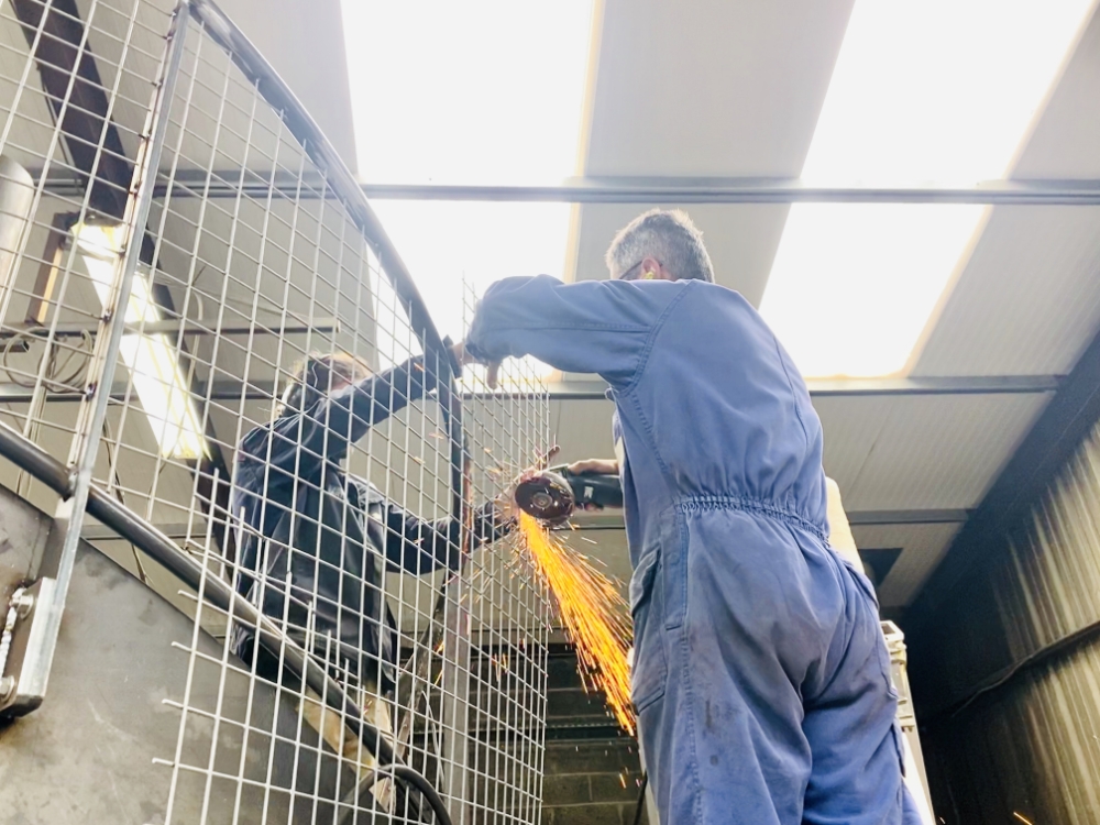 MORIN METALLERIE Escalier Saint Brieuc ATELIER 3