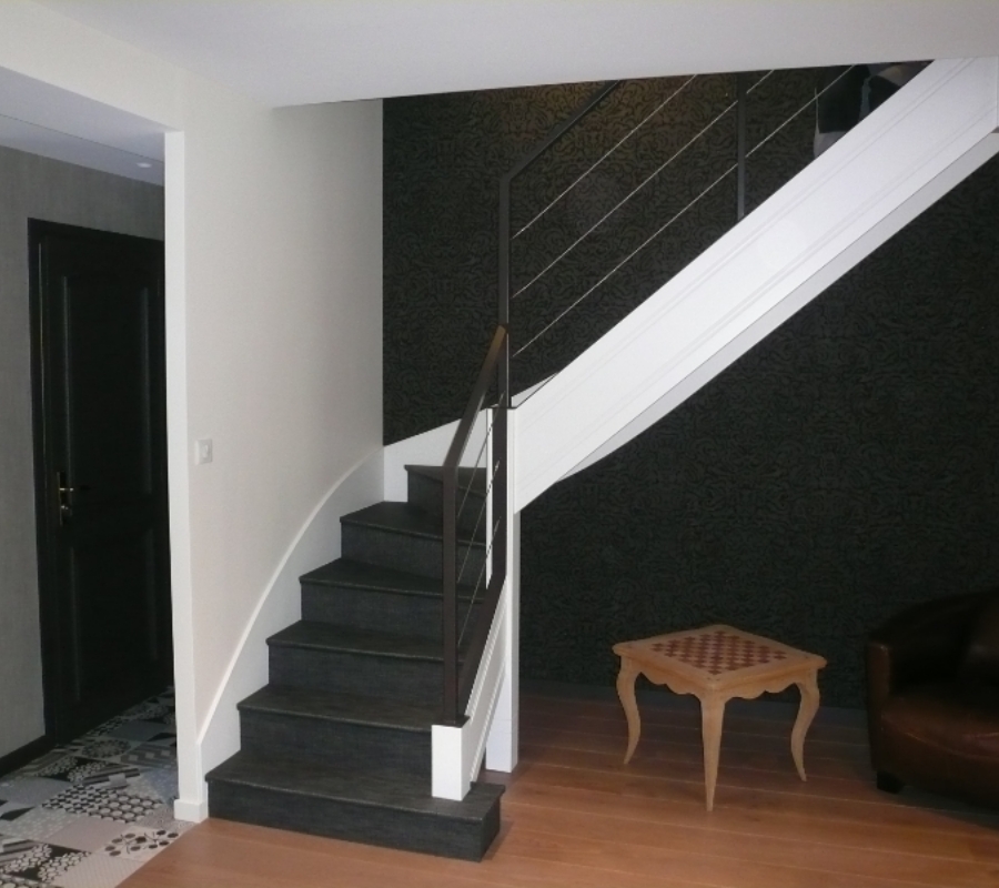 Morin Metallerie Escalier Saint Brieuc Ms Rampe Interieur